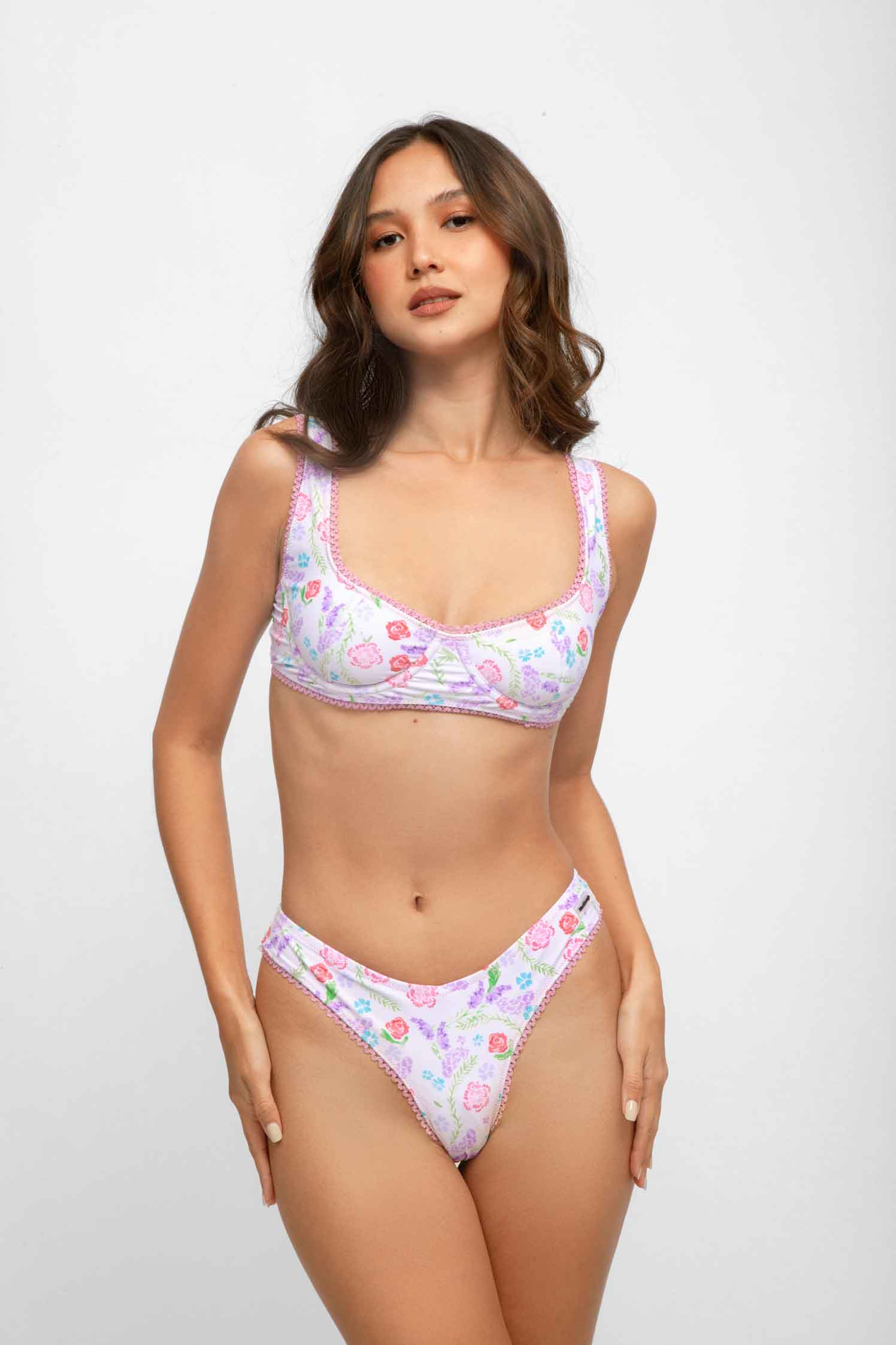 Elena Top in Sweet Spring - Underwire Bikini