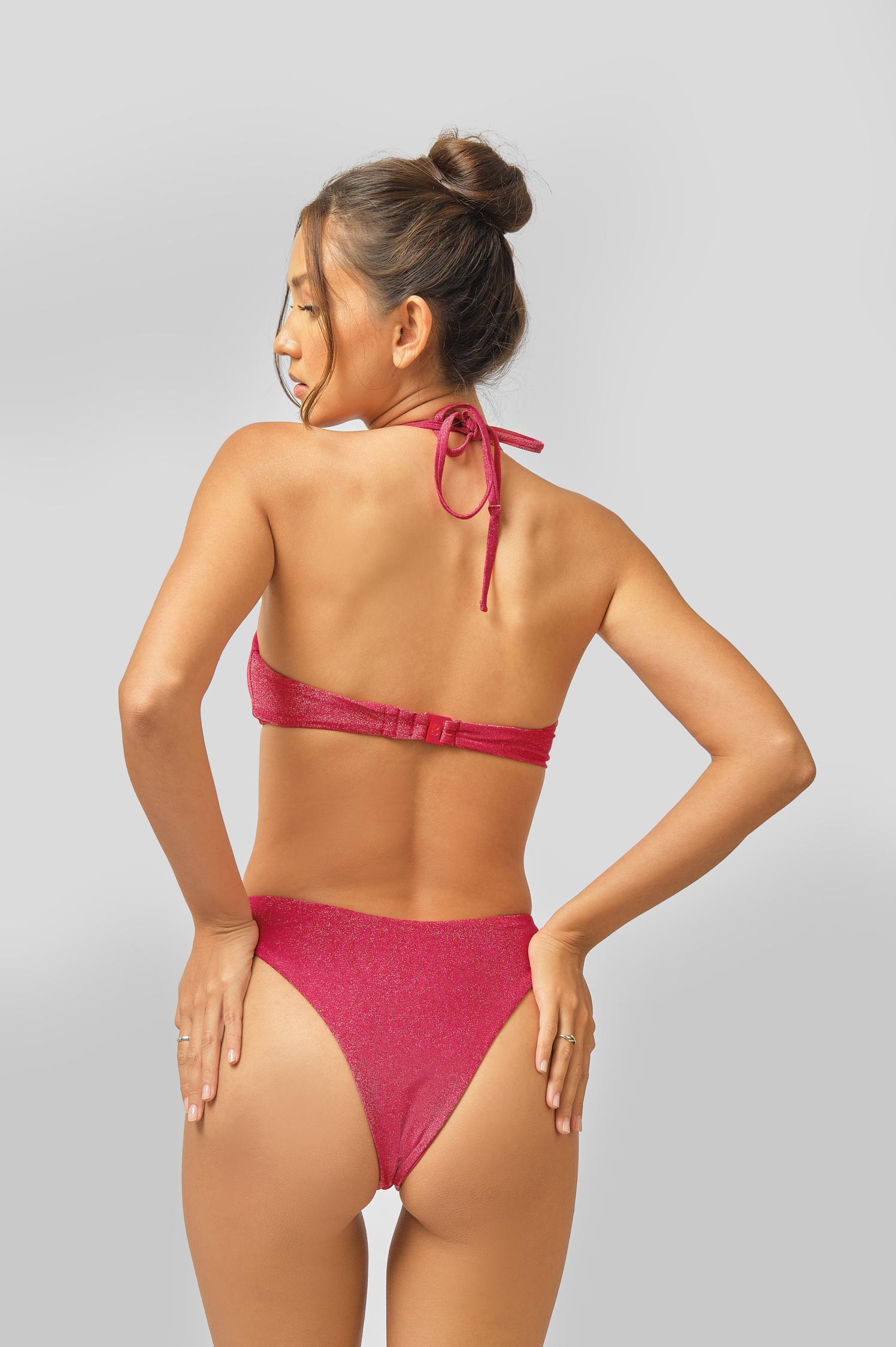 The Pearl Shimmer String Bikini Bottom - inBodi Swim