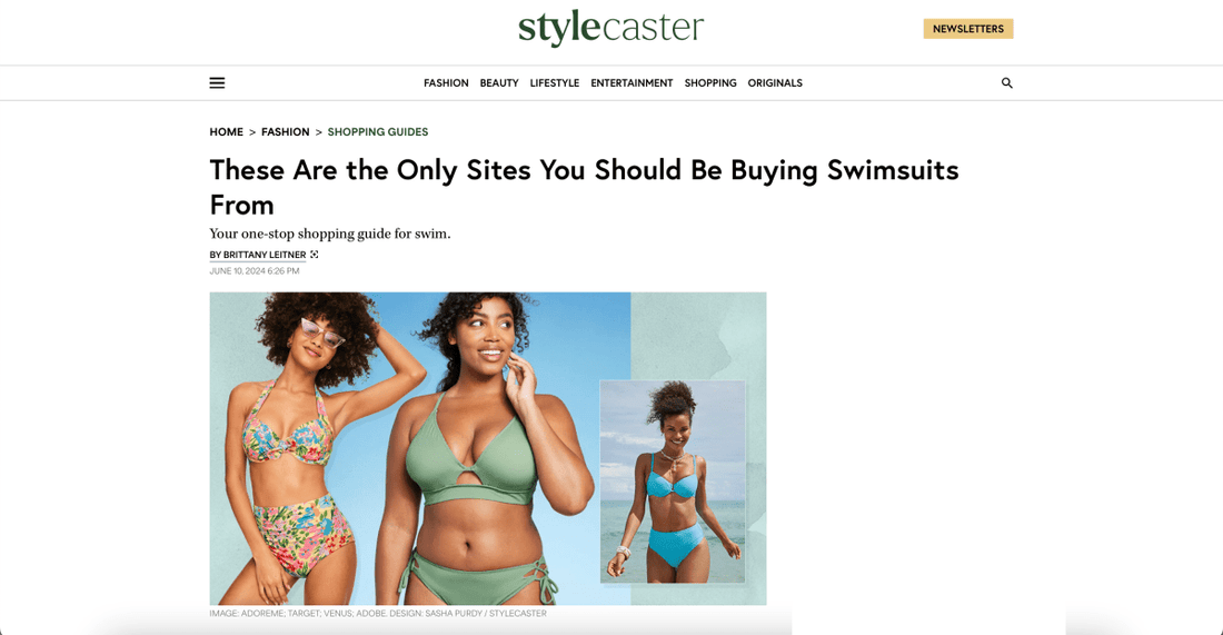 STYLECASTER: These Are the Only Sites You Should Be Buying Swimsuits From