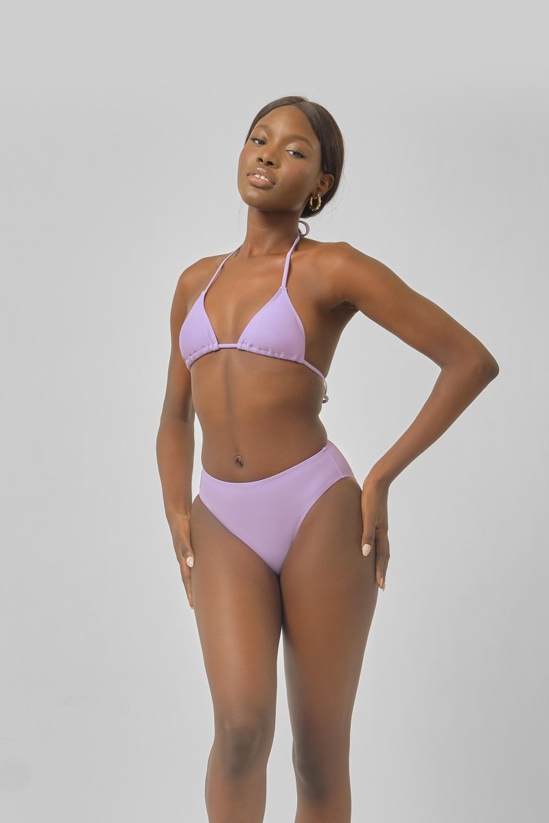 High Waist Bottoms / Provence Purple