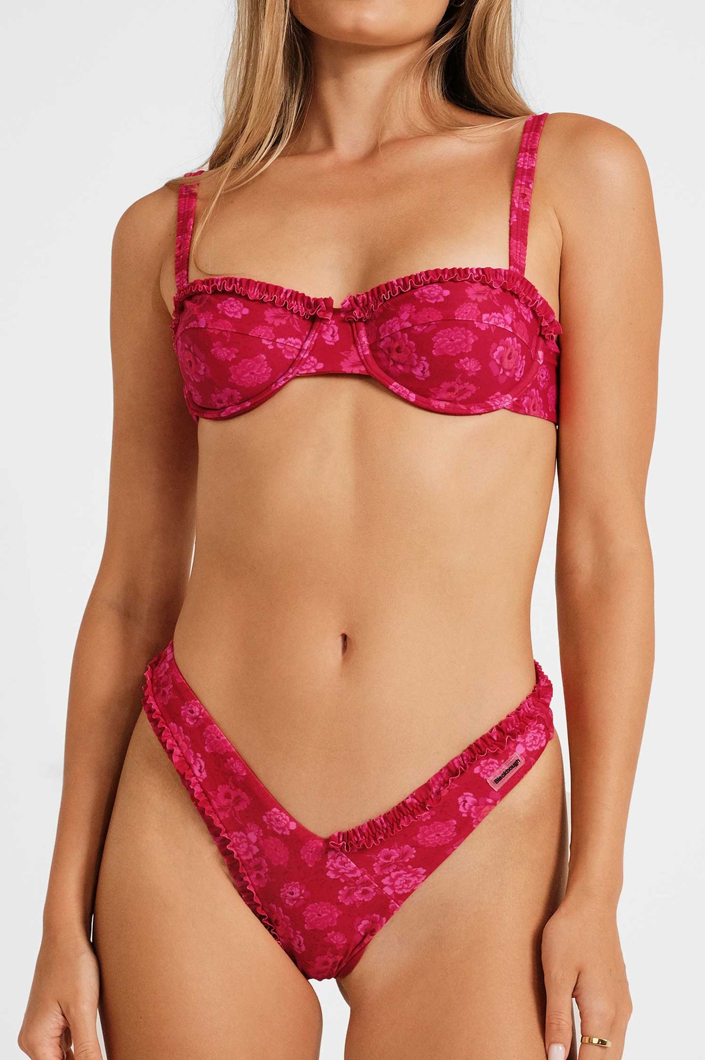 Amelia Frilled Underwire Top / Flowerbomb FINAL SALE