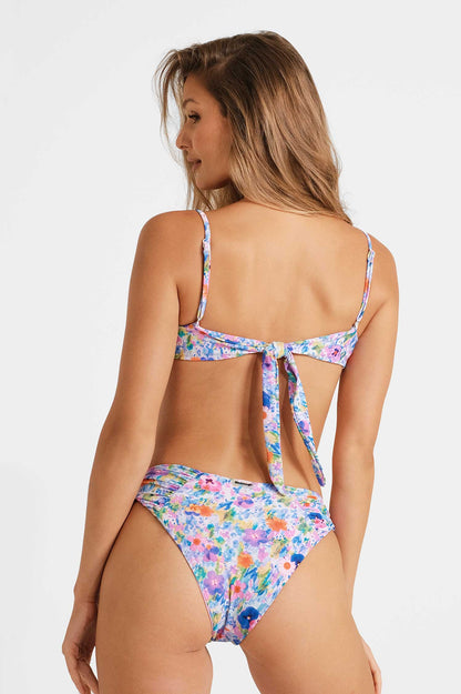 Audrey Ruched Underwire Top / Wildflowers FINAL SALE