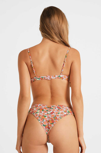 Sophia Ruched Cheeky Bottoms / Berry Cherry