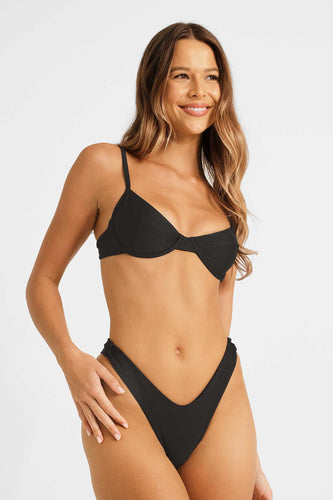 Underwire Top / Bermuda Black