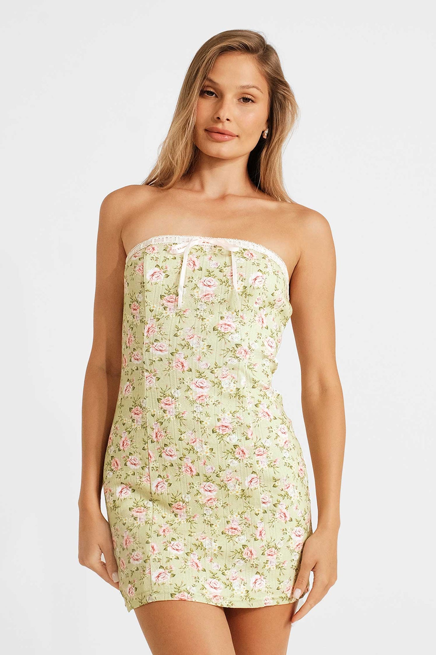 Tiffany Mini Tube Dress / Nantucket Pointelle