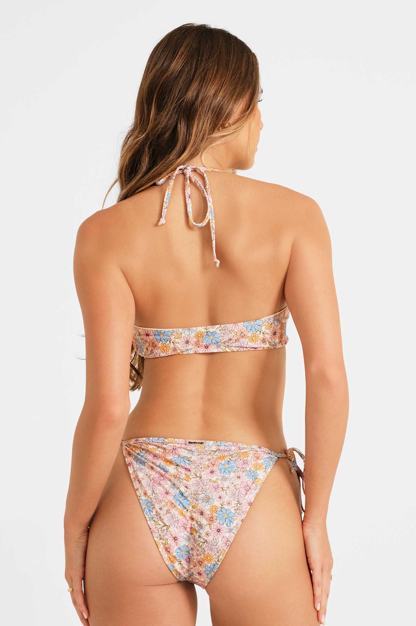 Ella Ruffled Bandeau Top / Blooming Bunch