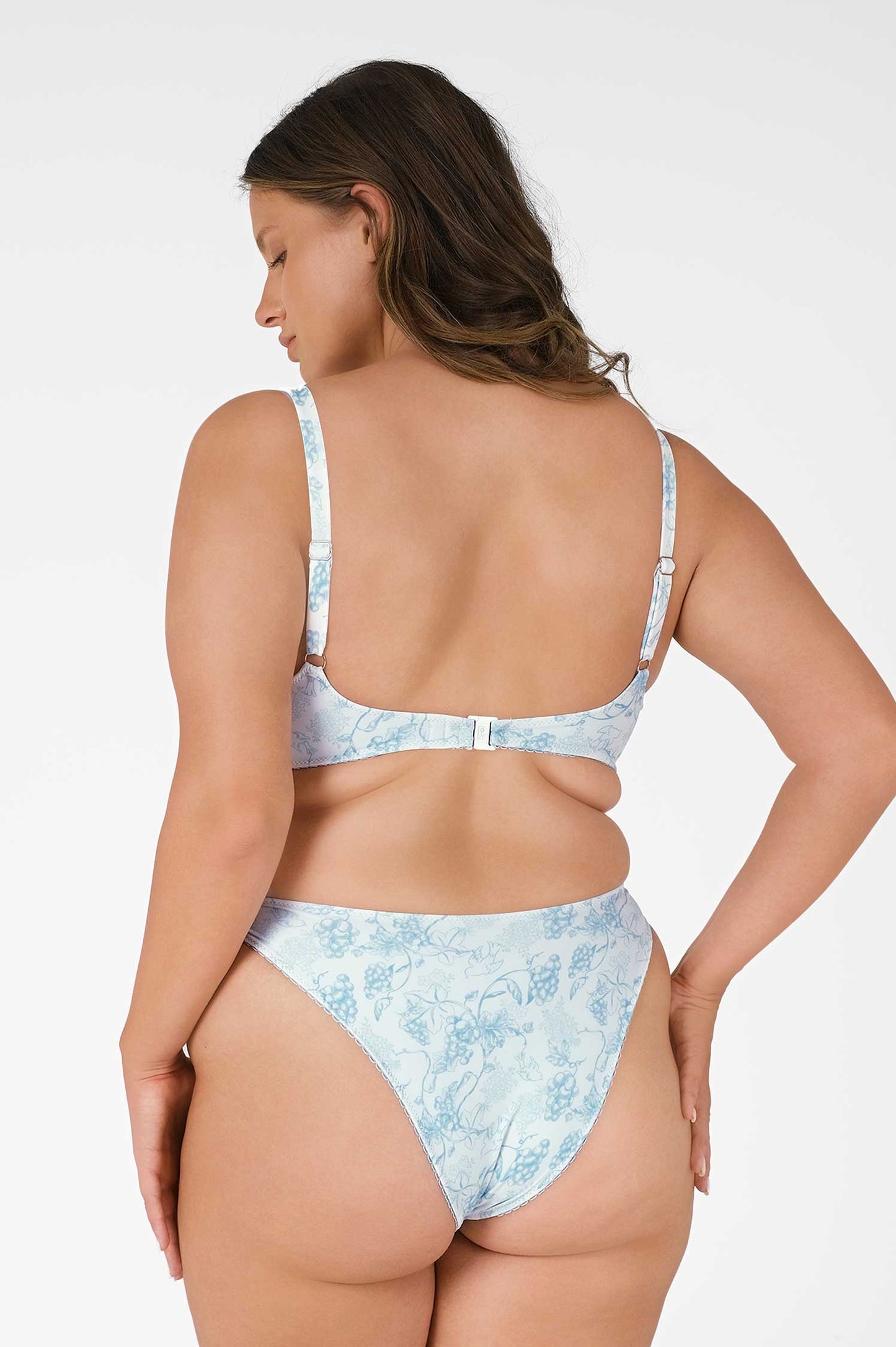 Elena Underwire Top / Azure Dove