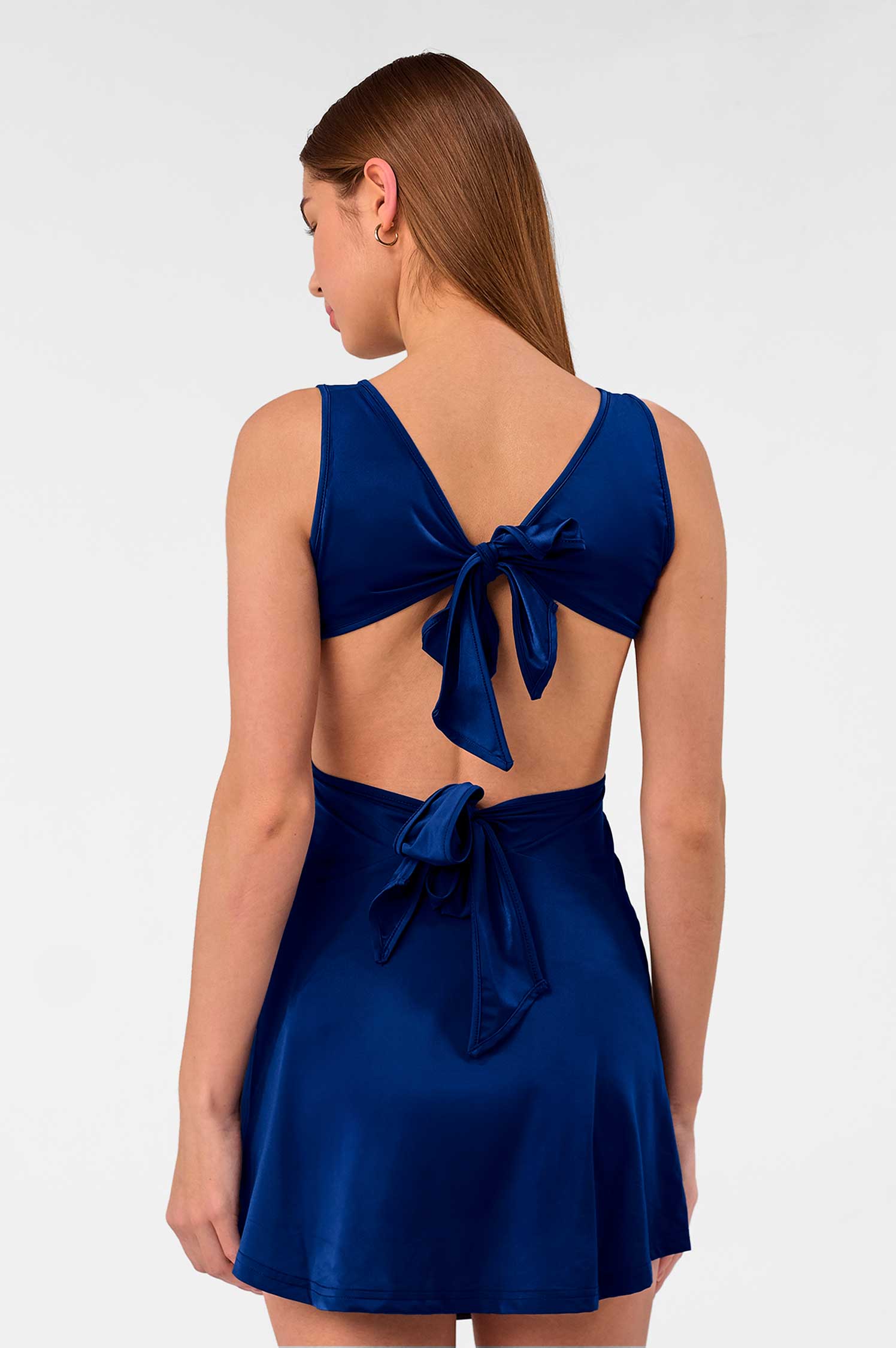 Valerie Wrap Back Dress / Jazzy Blues