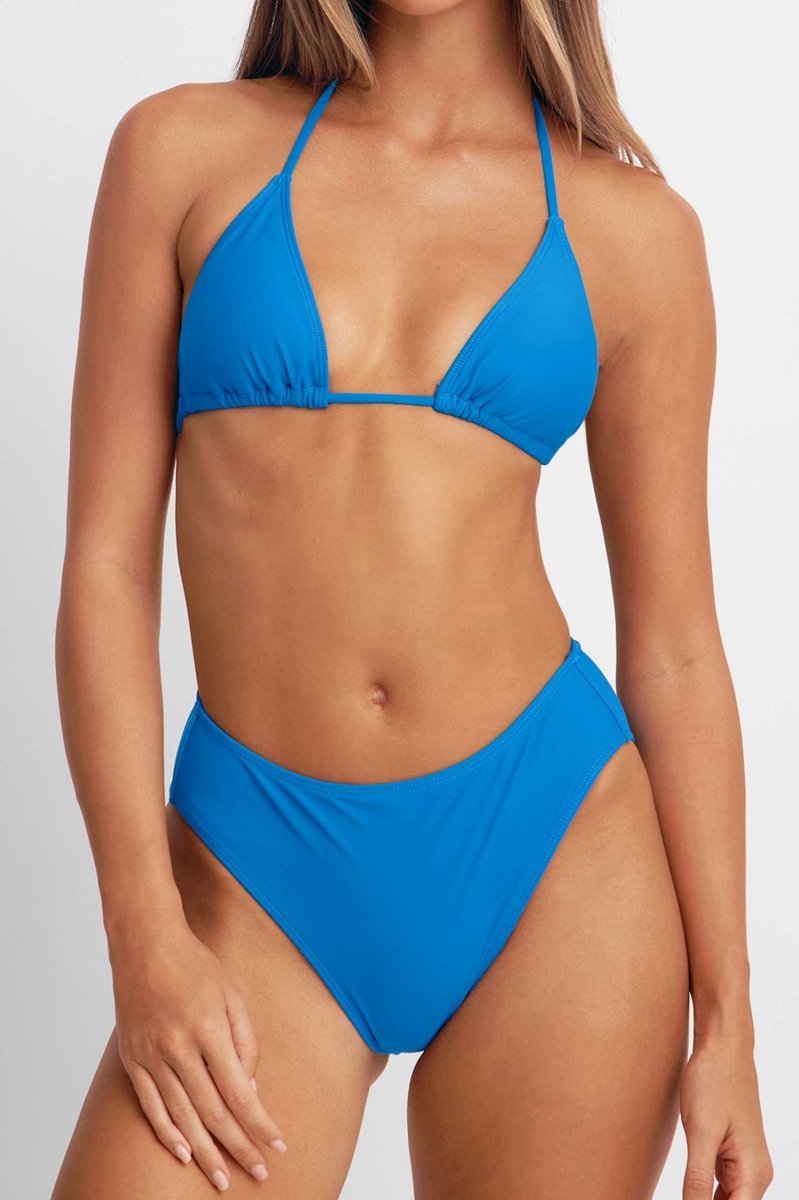 High Waist Bottoms / Bahamas Blue