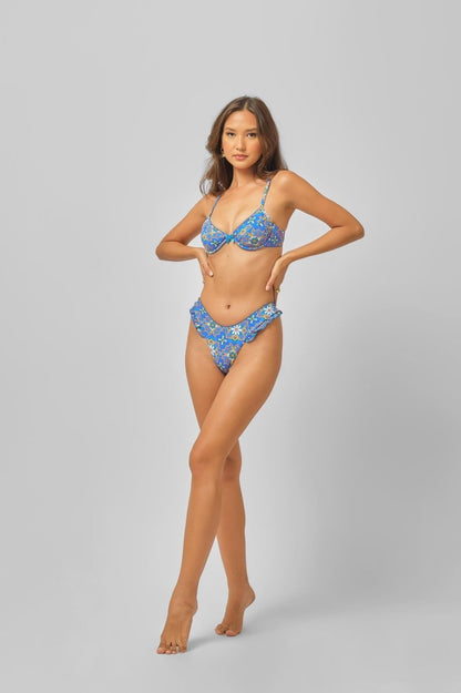 Candice Underwire Top / Blue Murano