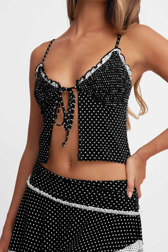 Louise Dainty Tankini Top / Love Noir