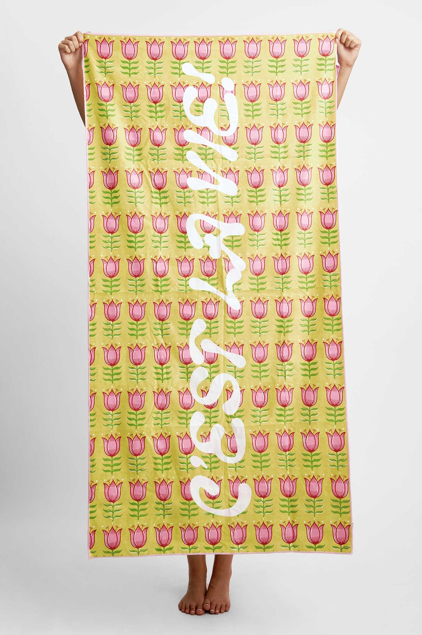 Reversible Packable Beach Towel / Golden Days