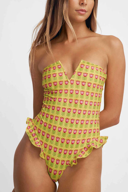 Lily Ruffled One Piece / Golden Days