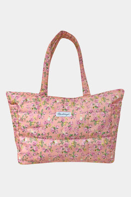 Quilted Tote Bag / Bunny Hop