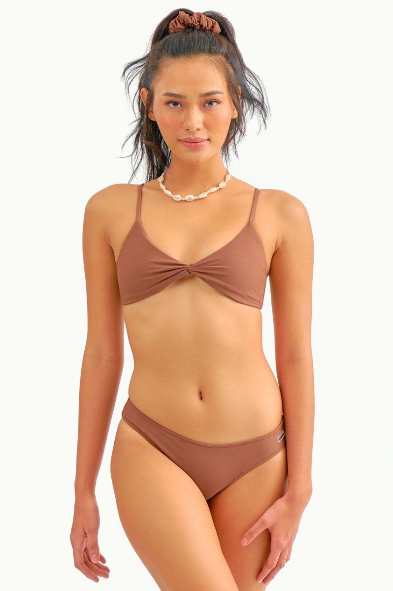 Moderate Bottoms / Cocoa - Bikinis & Beachwear | Blackbough Swim