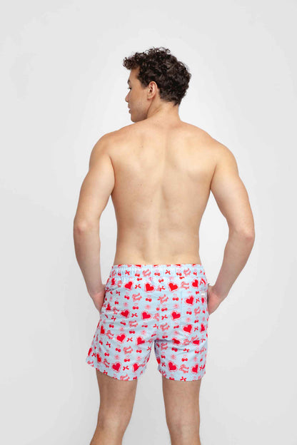 Men's Board Shorts / Candy Hearts