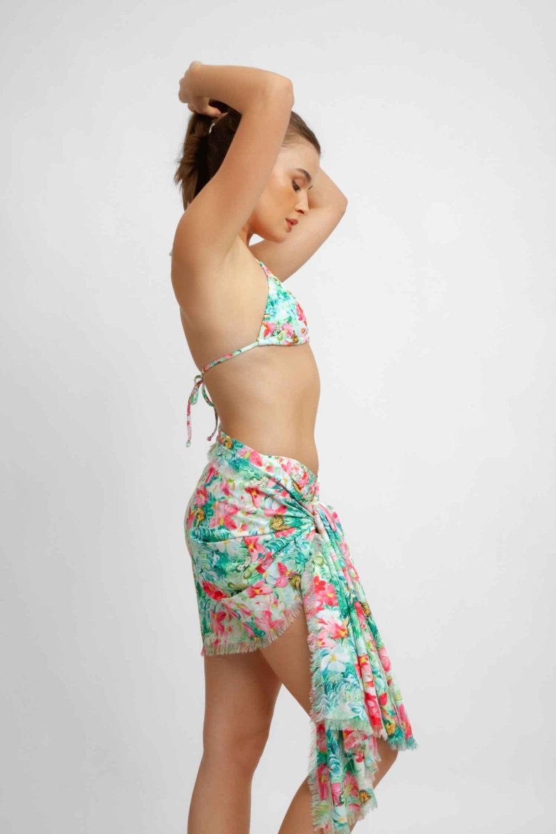 Keisha Frayed Sarong / Fairy Tale FINAL SALE