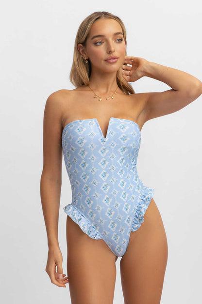 Lily Ruffled One Piece / Hamptons