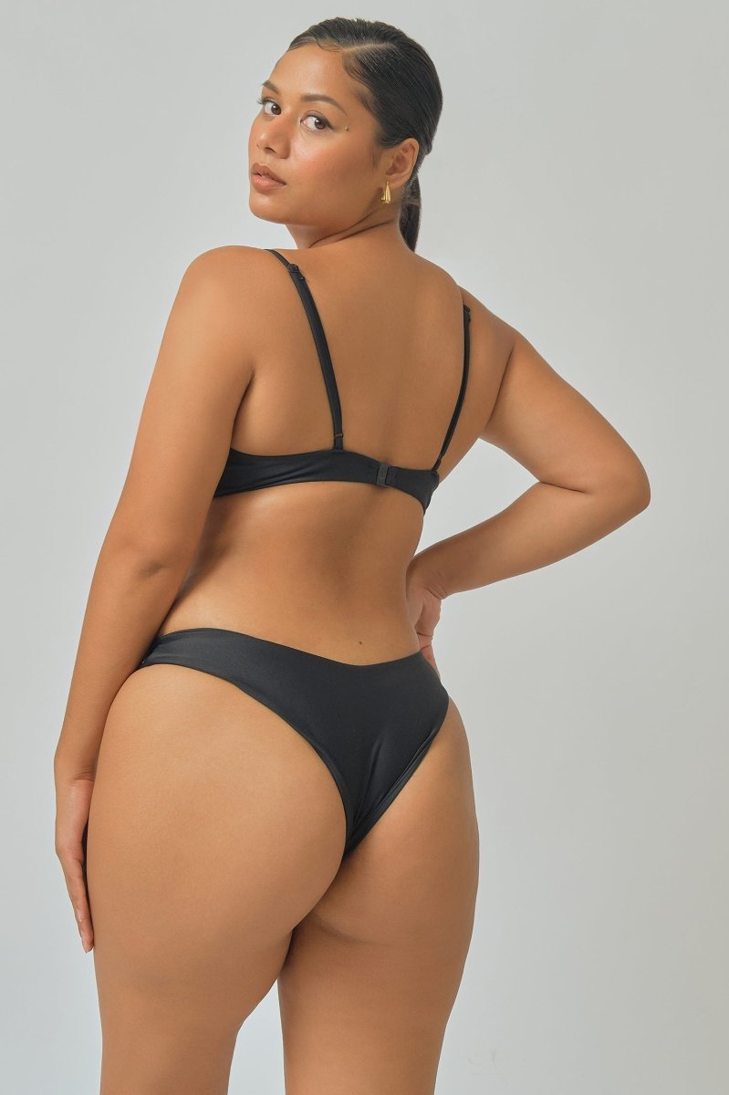 Maui Bottoms / NY Noir - Bikinis & Beachwear | Blackbough Swim