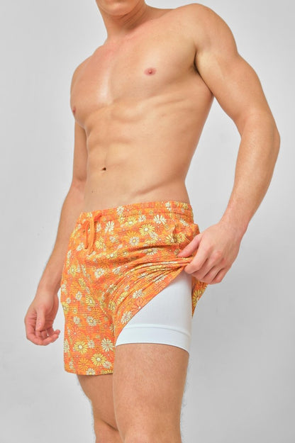 Men's Swim Shorts / Orange Crush FINAL SALE