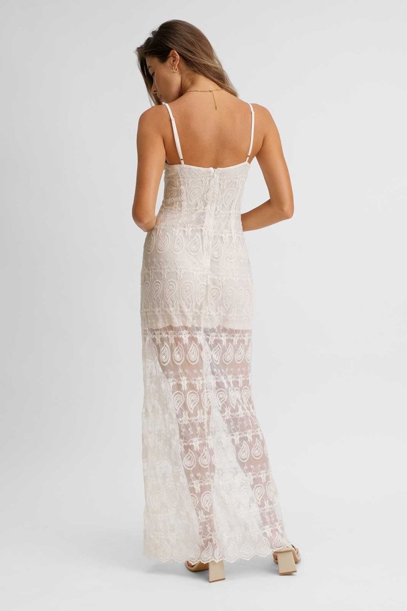 Winona Maxi Dress / Sandstone Lace FINAL SALE