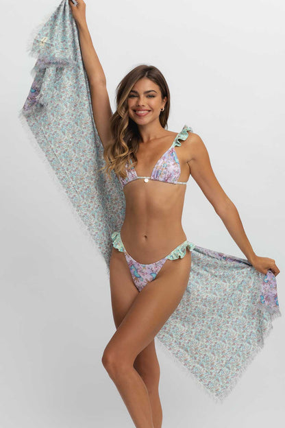 Keisha Frayed Sarong / Siren Song FINAL SALE