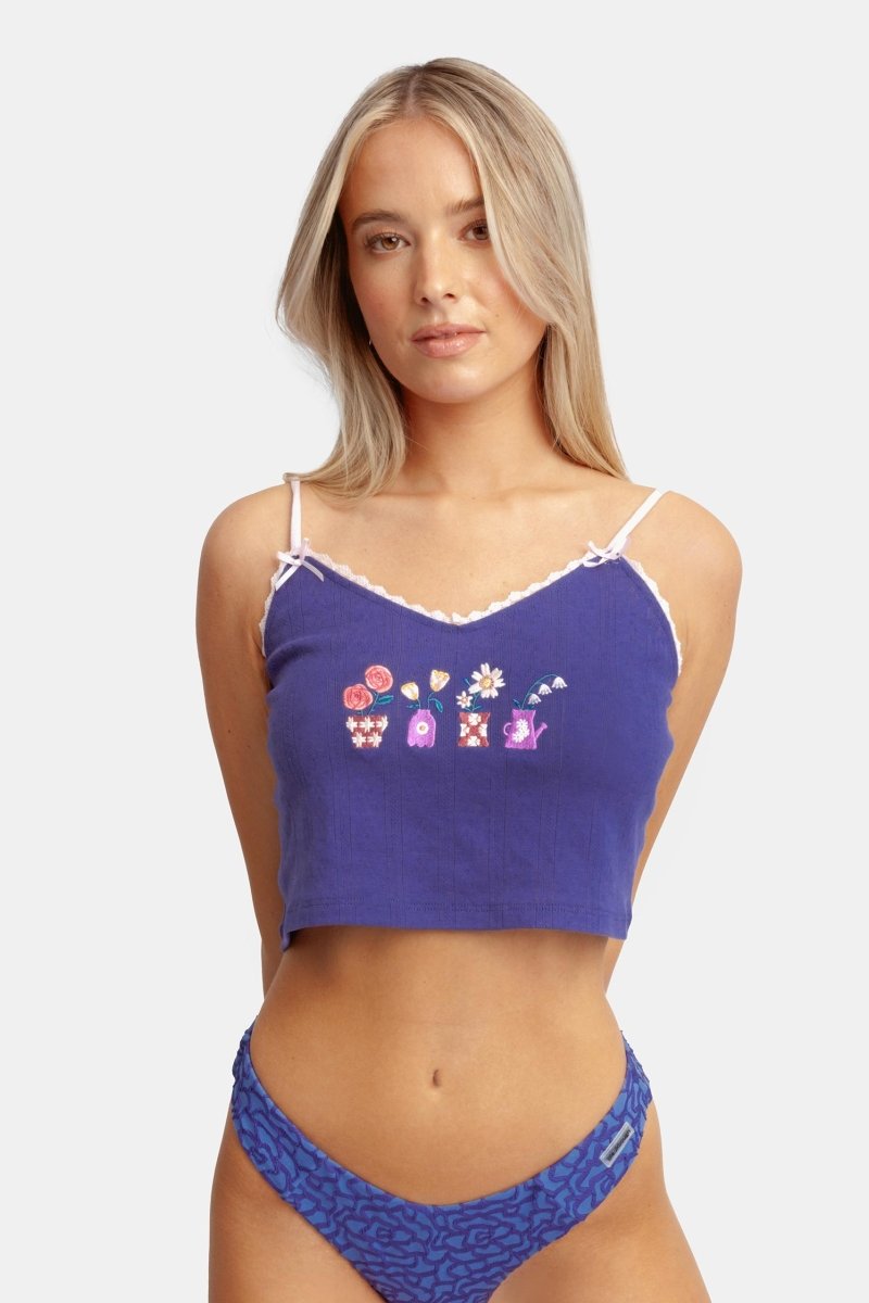 Bambi Pointelle Tank Top / Violetta FINAL SALE