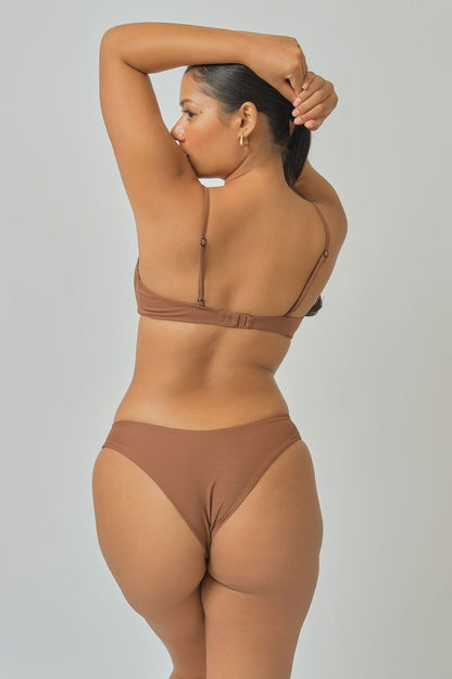 Maui Classic Tease Bottoms / Cocoa - Bikinis & Beachwear | Blackbough Swim