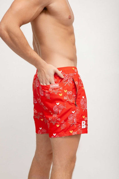 Men's Board Shorts / Rosebud FINAL SALE