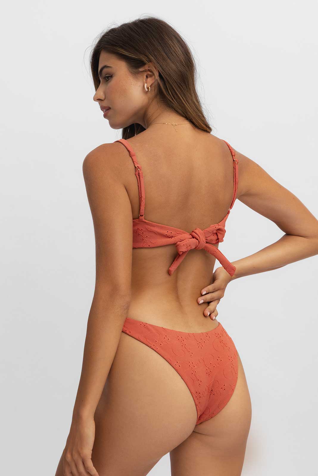 Portia Side-Ring Medium Bottoms / Spice Eyelet