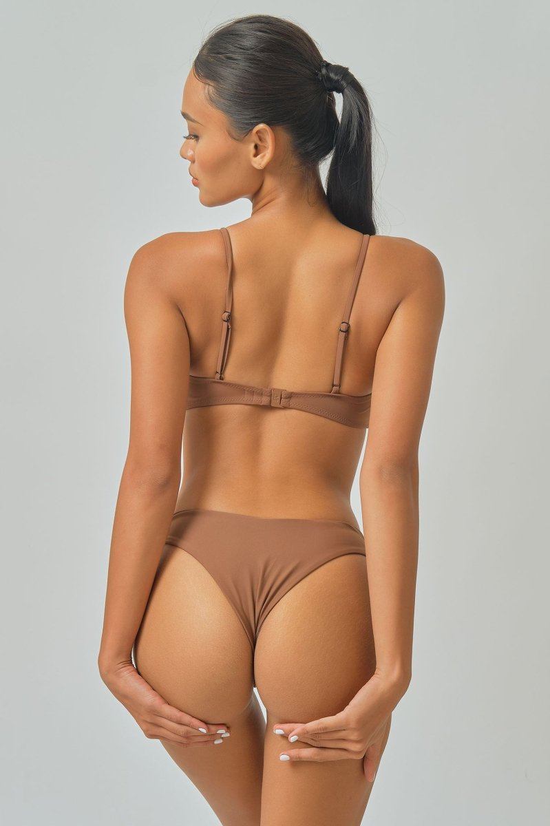 Maui Classic Tease Bottoms / Cocoa - Bikinis & Beachwear | Blackbough Swim