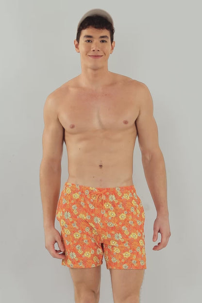 Men's Swim Shorts / Orange Crush FINAL SALE