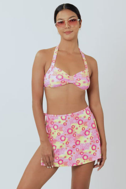 Robyn Wrap Skirt / Pink Fairyland FINAL SALE