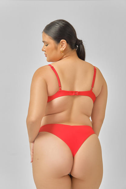 Underwire Top / Shanghai Red