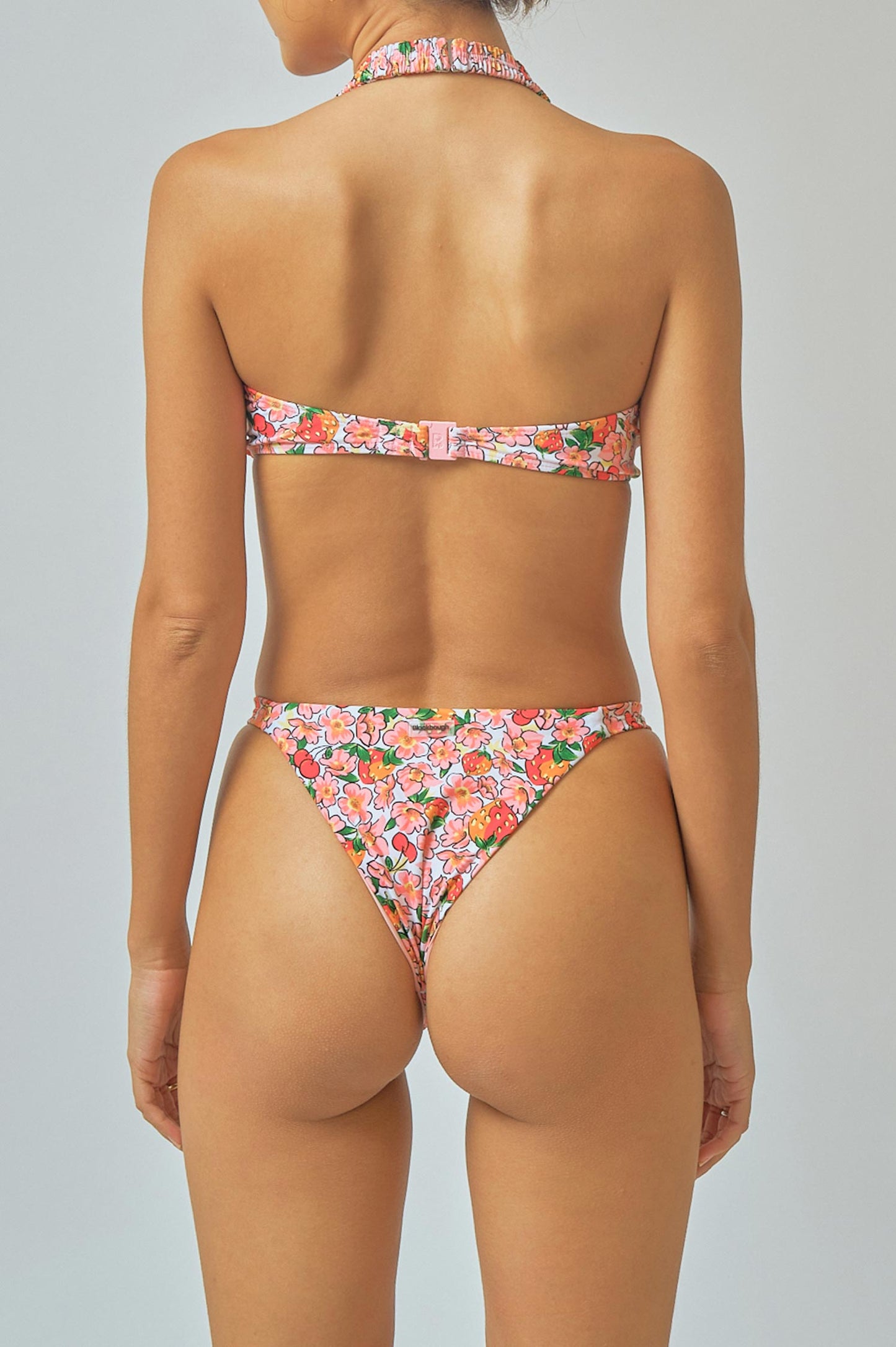 Courtney Scrunched Cheeky Bottoms / Berry Cherry FINAL SALE