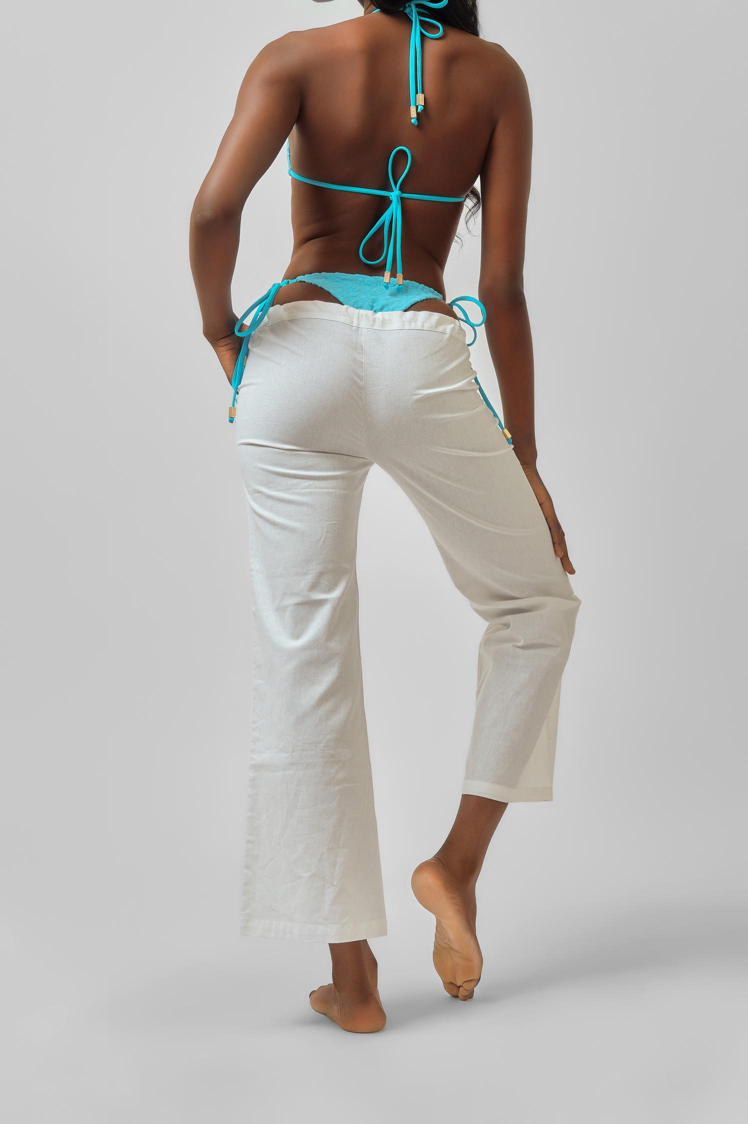 Catarina Linen Pants / White