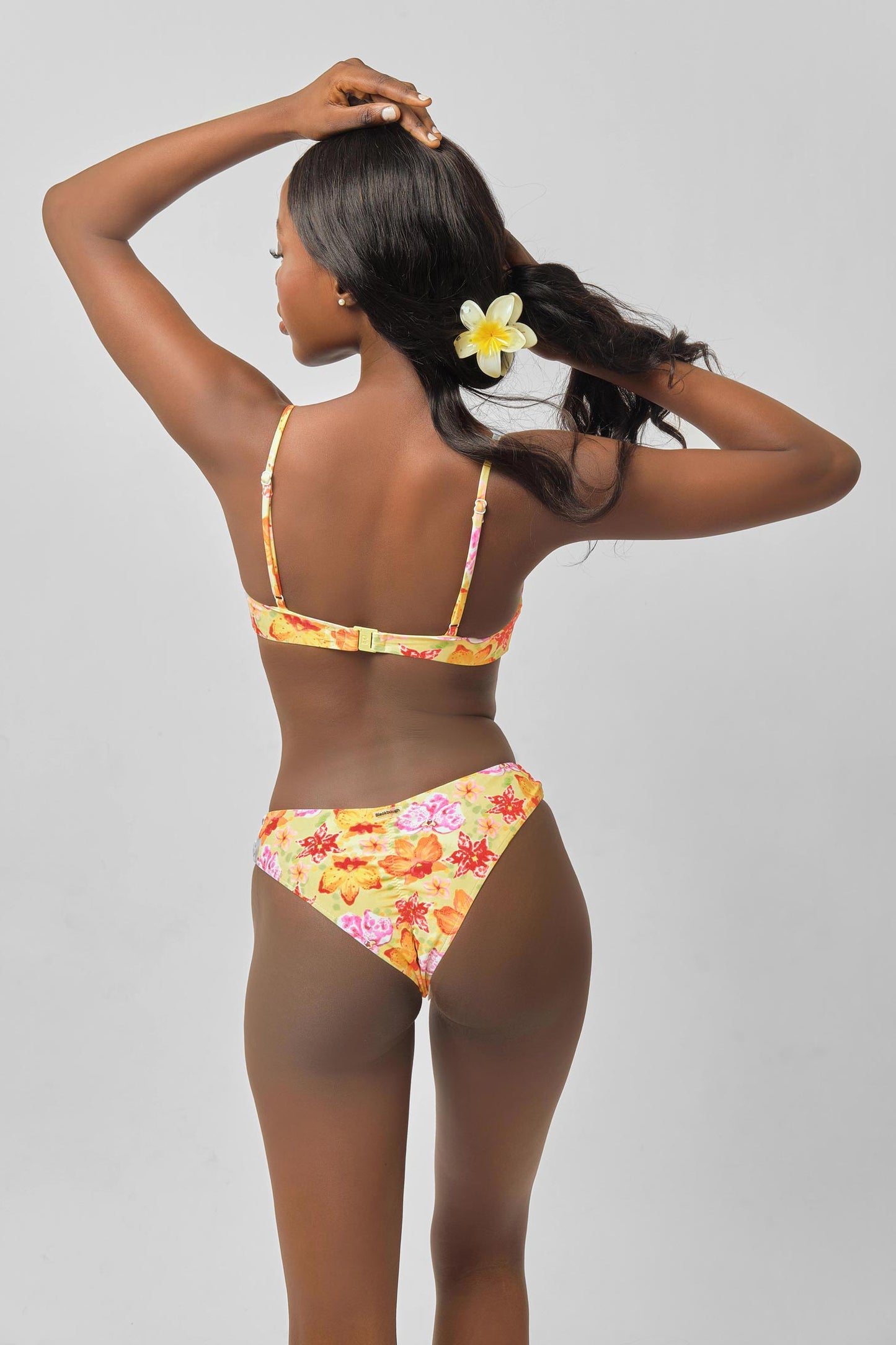 Sophia Ruched Cheeky Bottoms / Super Bloom