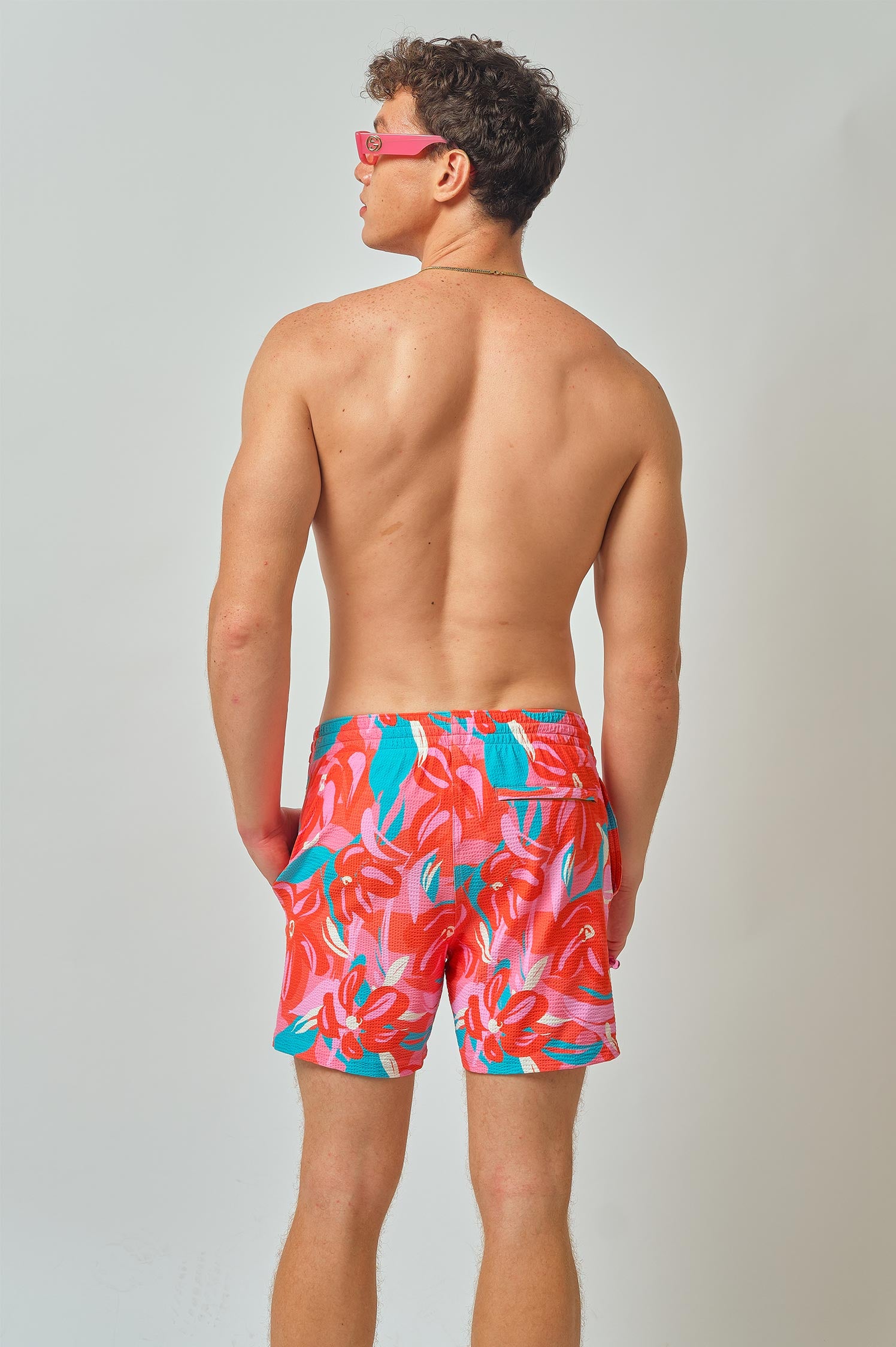 Men's Swim Shorts / Tropical Tango FINAL SALE