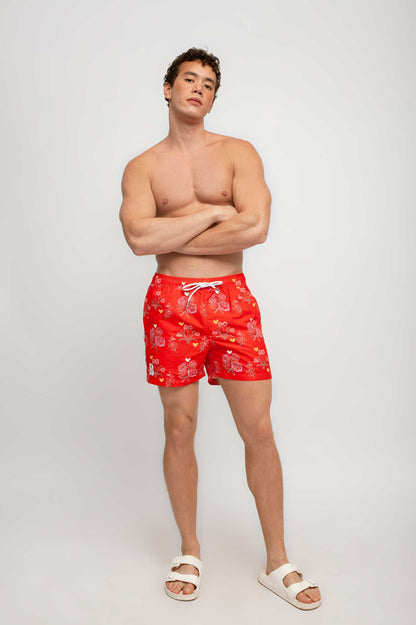 Men's Board Shorts / Rosebud