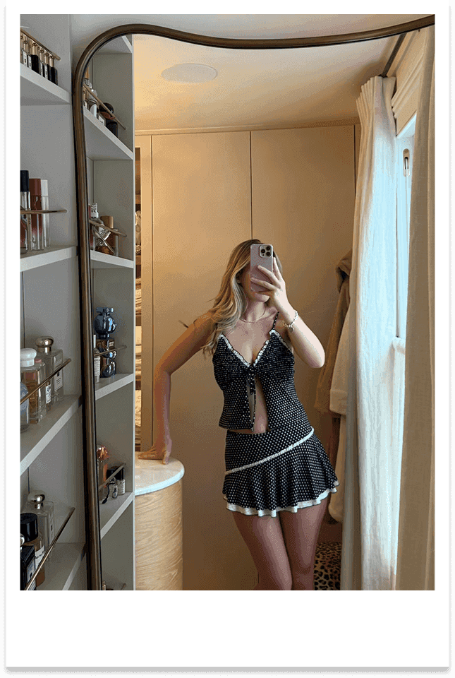 Louise Tankini and Skort in Love Noir
