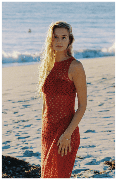 Ena Midi Dress in Cherry Wine