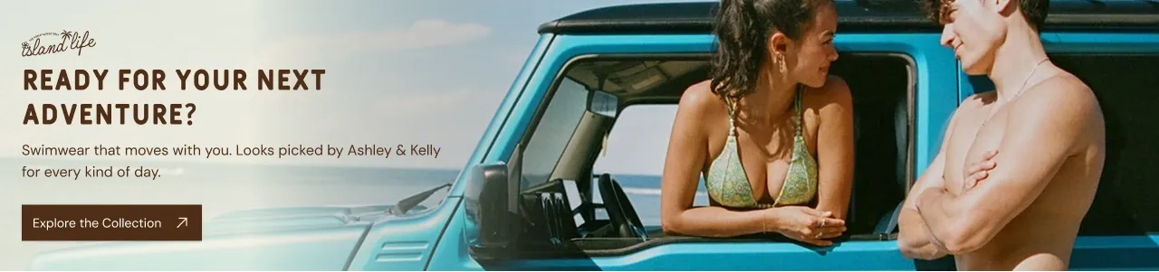Ready for your next adventure? Swimwear that moves with you. Looks picked by Ashley & Kelly for every kind of day.