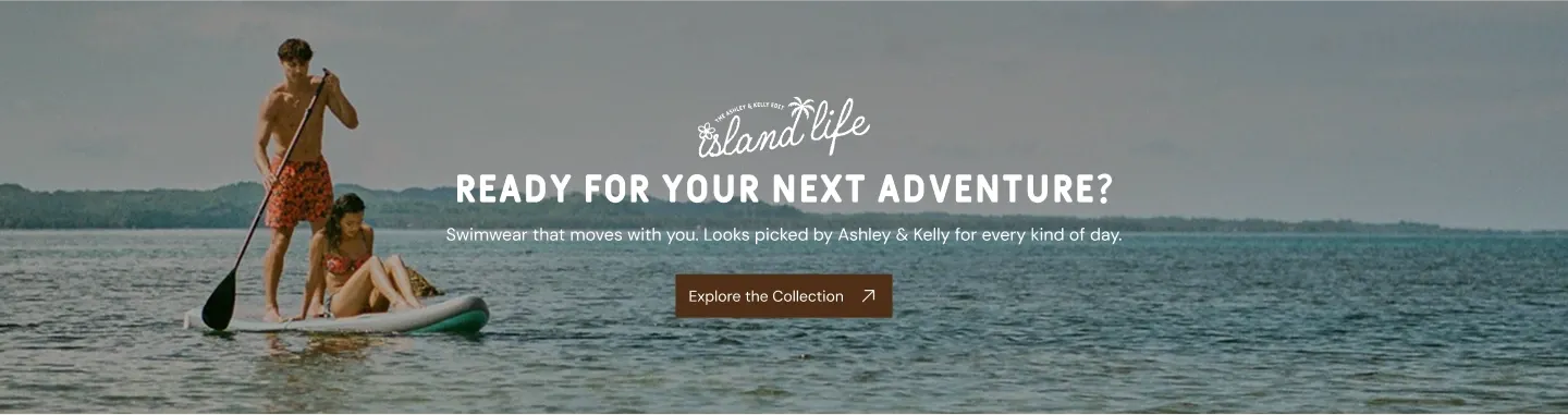 Ready for your next adventure? Swimwear that moves with you. Looks picked by Ashley & Kelly for every kind of day.