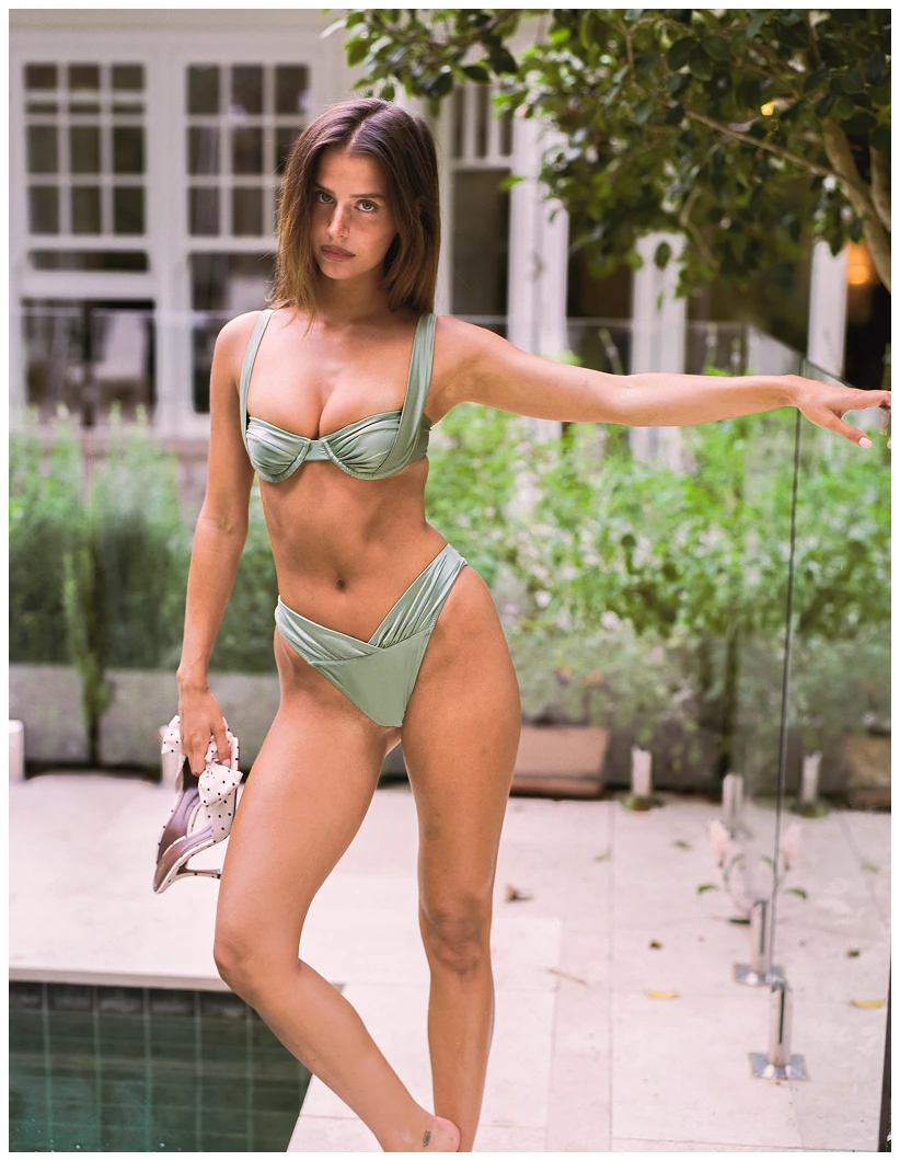 Tiara Top and Roan Bottoms in Sage Gloss