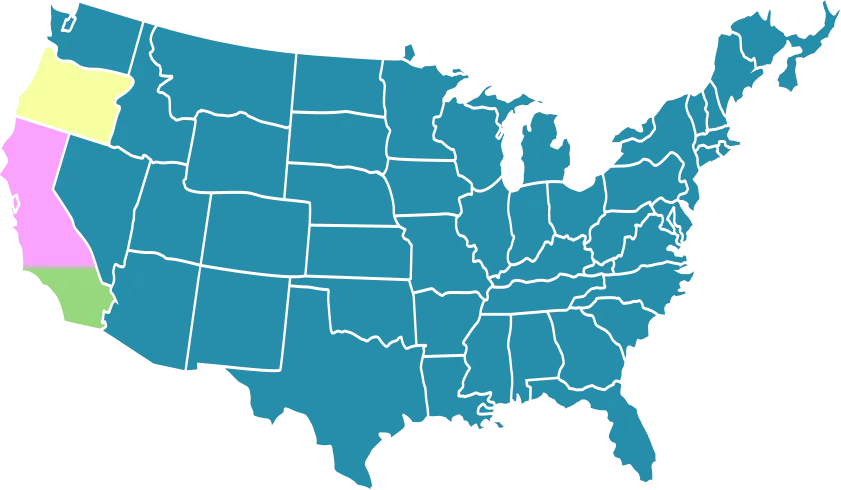 united states map